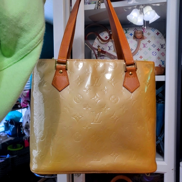 Louis Vuitton Hampton Vernis Leather Tote,All Products : American Fashion Style Bags On Sale